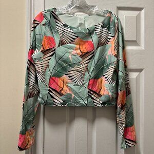 CALIA Women's Swim Cropped Rashguard